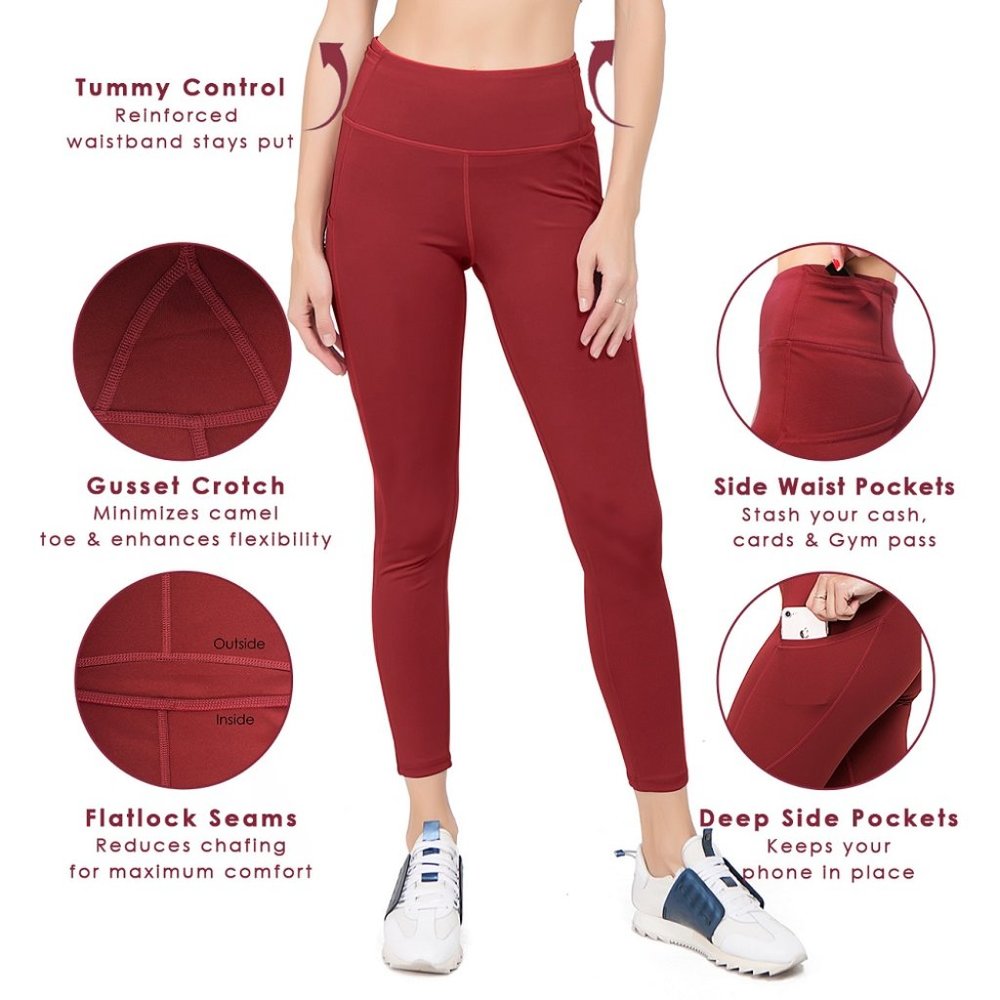 All about POCKETS Yoga capri Leggings Workout - Picture 4 of 4